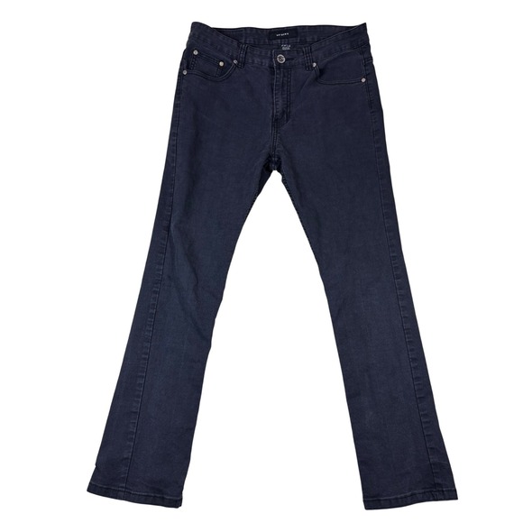 Kayden K Other - Kayden K Mens Slim Straight Stretch Jeans Dark Charcoal Grey W34 L32
